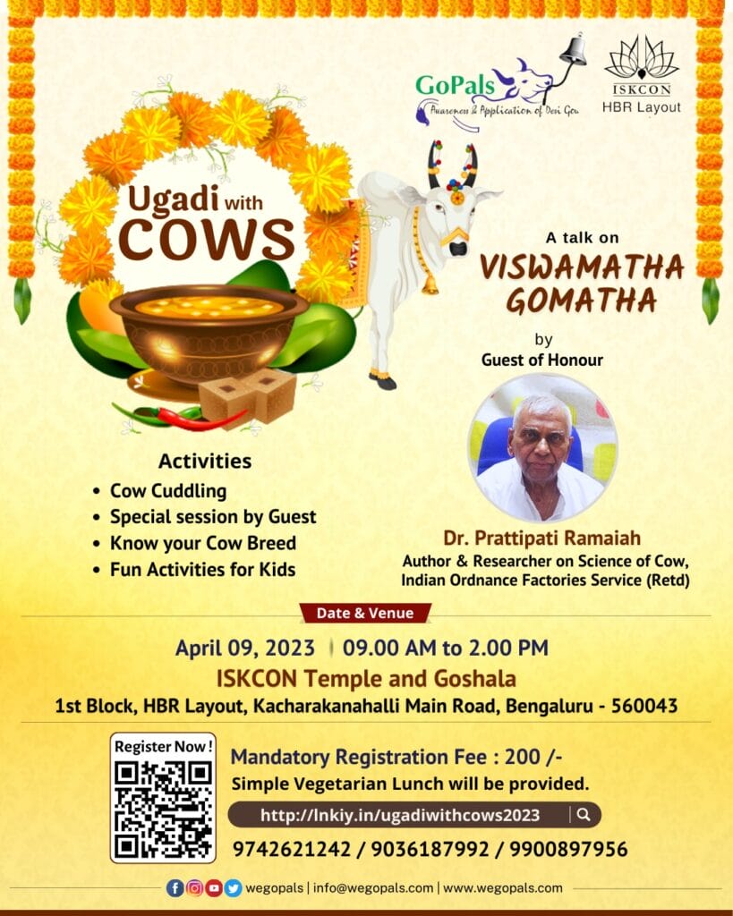 Ugadi With Cows, Bengaluru, 9th Apr’23